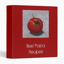 TOMATO: ART: PASTA RECIPES: BINDER