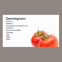 Tomato business cards