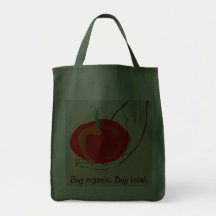 Tomato 'Buy organic. Buy local' Bag