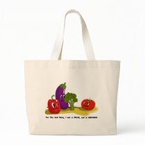 Tomato humour canvas bag