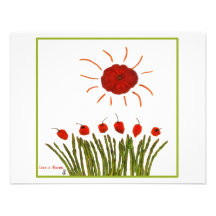 Tomato Sunshine Personalized Invitations