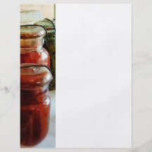 Tomatoes and String Beans in Canning Jars Flyer Design