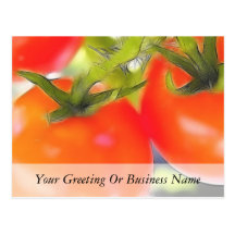 Tomatoes Close Up Post Card