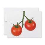 Tomatoes on a vine invitations
