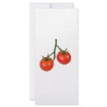 Tomatoes on a vine rack cards