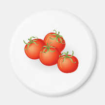 Tomatos illustration magnets