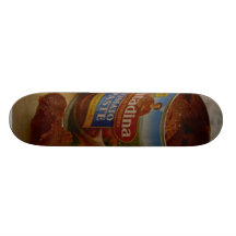 Tomatos Paste Cans Skate Deck
