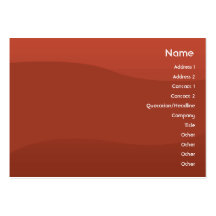 Tomatowave - Chubby Business Card Template