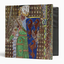 Tomb plaque of Geoffrey Plantagenet 3 Ring Binders