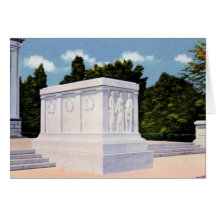 Tombe de cimetière national d'Arlington de l'incon Carte De Vœux