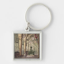 Tombes des chevaliers Templar, c.1820-39 (aquatint Porte-clé