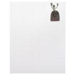 tombstone and skeleton design letterhead
