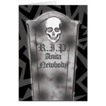Tombstone Greeting Cards
