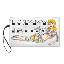 Tommy Tattoo Pin-Up Bag Wristlets