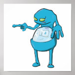 tommy tummy inside lumpy monster blue poster