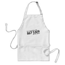 Tommy Tutone 867 5309 Aprons