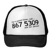 Tommy Tutone 867 5309 hat