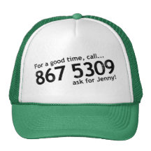 Tommy Tutone 867 5309 Mesh Hat