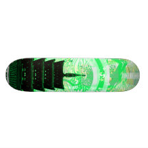 Tommy's Temple green Skate Board