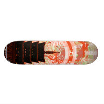 Tommy's Temple red Custom Skate Board
