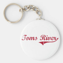 Toms River New Jersey Classic Design Keychains
