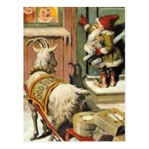 Tomte Nisse, aka père noël Carte Postale