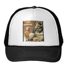 Tomte Nisse, aka Santa Clause Mesh Hat