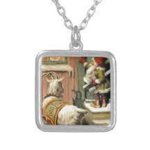 Tomte Nisse, aka Santa Clause Personalized Necklace