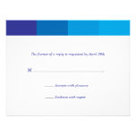 Tonal Blue Bar Mitzvah Reply Custom Announcements