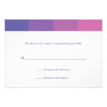 Tonal Purple Bat Mitzvah Reply Custom Invites