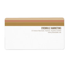 Tonal Stripes Shipping Label