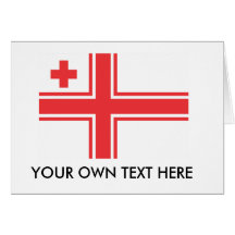 Tonga Navy Flag Cards