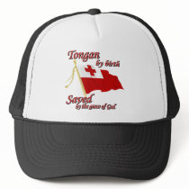 Tongan by birth saved by the grace of God Trucker Hats