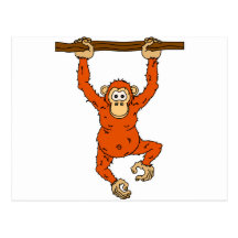Tongo Chimp Postcard