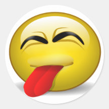 Tongue Out Stickers