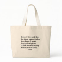 Tongue Twister Doctor Doctors Another Doctor Canvas Bag