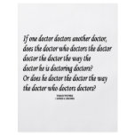 Tongue Twister Doctor Doctors Another Doctor Custom Flyer