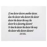 Tongue Twister Doctor Doctors Another Doctor letterhead