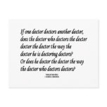 Tongue Twister Doctor Doctors Another Doctor