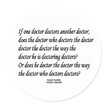 Tongue Twister Doctor Doctors Another Doctor