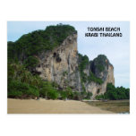 Tonsai Beach, Krabi Thailand Postcard