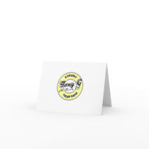 Tony G logo Note Card