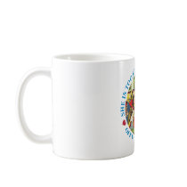 TOO BLONDE & TOO THIN - OFF WITH HER HEAD! COFFEE MUGS