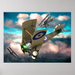 Too Close for Comfort Print