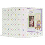 Too Cute Puppy, Baby Girl Scrapbook Binder