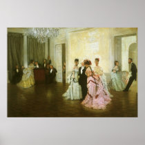 Too Early by James Tissot Poster
