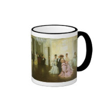 Too Early by James Tissot, Vintage Victorian Art Mug