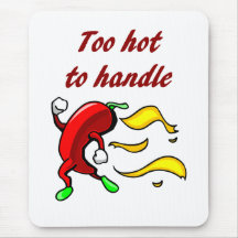 Too Hot To Handle Chef Mouse Pad