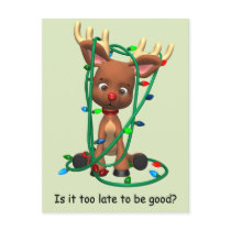 Too Late to Be Good? Postcard