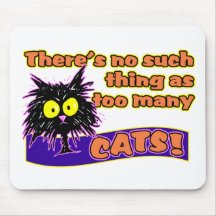 TOO MANY CATS MOUSEPADS